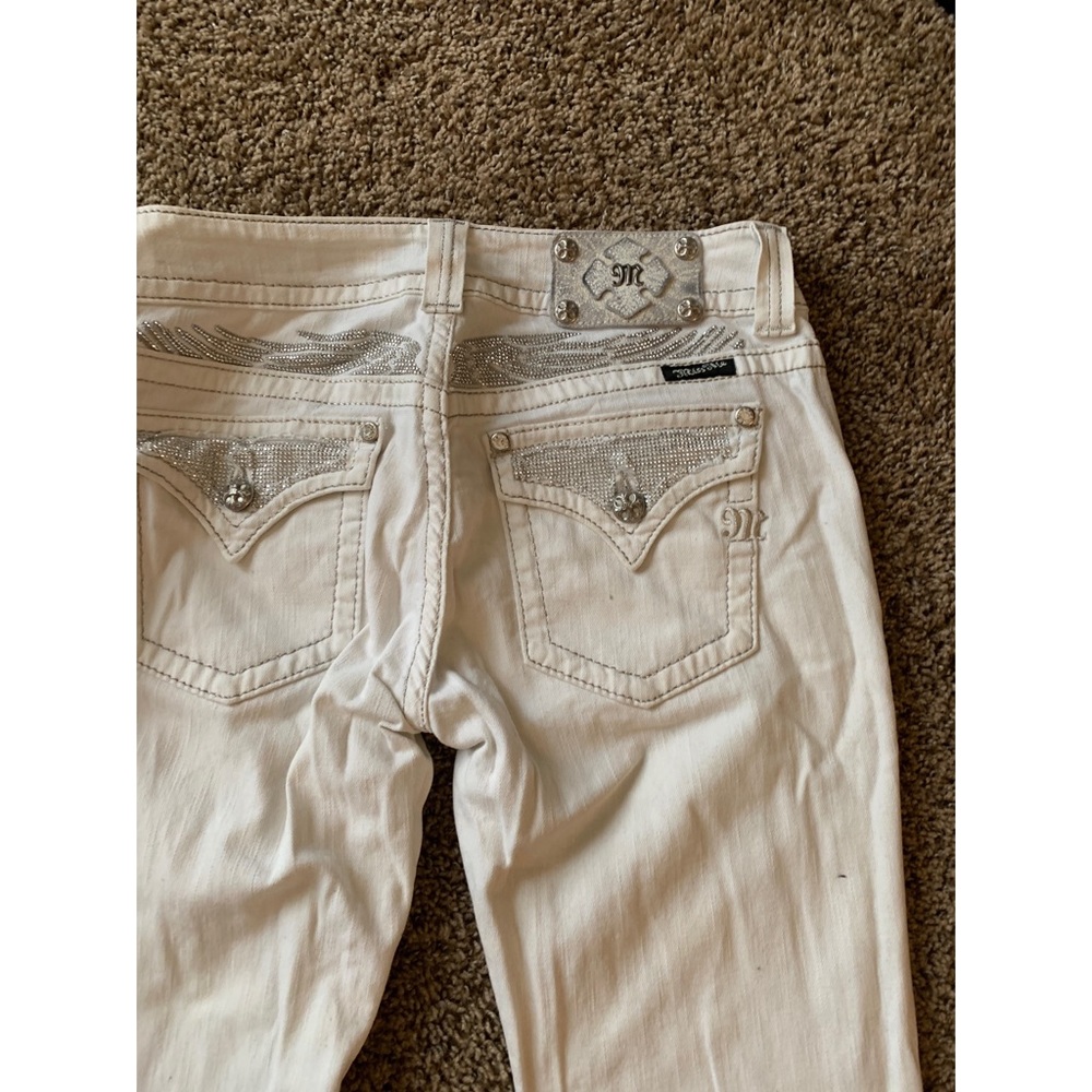 Miss Me White Skinny Jeans